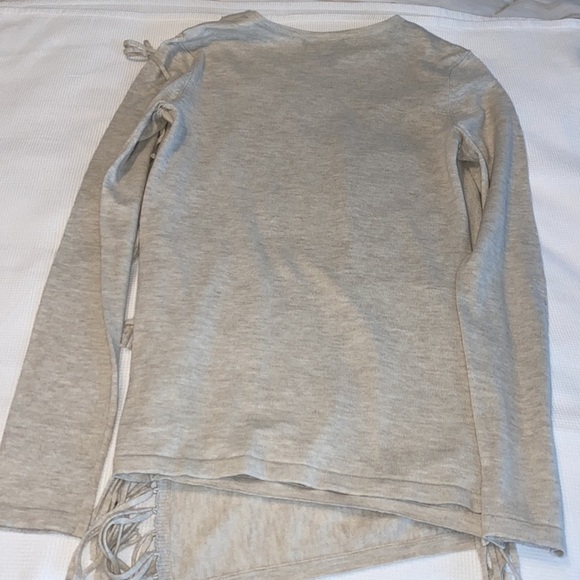 INC International Concepts Open Fringe Long Sleeves Cardigan Size XS - Picture 12 of 12